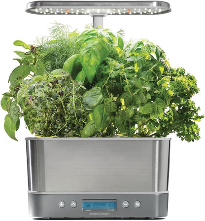 Harvest Elite - Indoor Garden with LED Grow Light, Stainless Steel